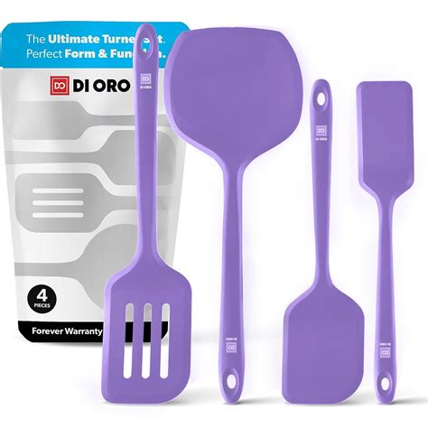 DI ORO Silicone Turner Spatula Set .